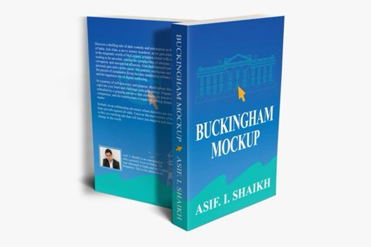 Blurb of the Buckingham Mockup Book by Asif I Shaikh